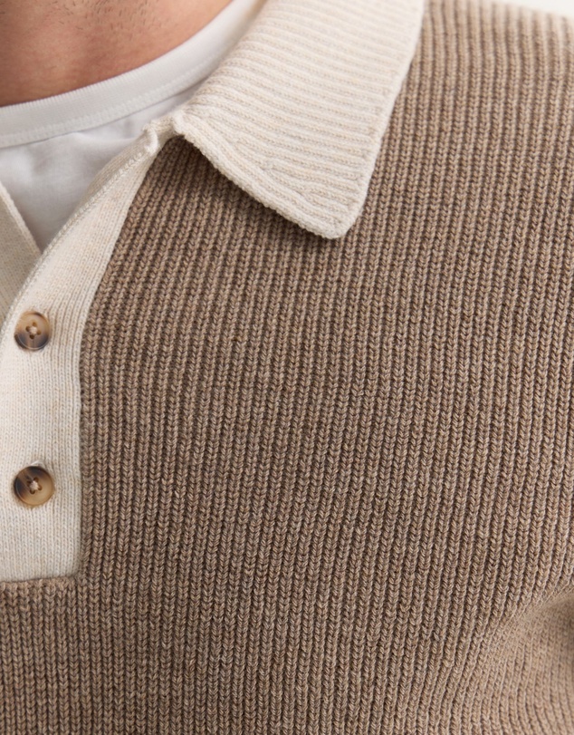Oxford - Sam Contrast Collar Knit