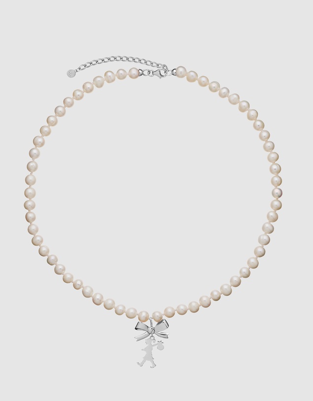 Karen Walker - Girl with a Bow & Pearl Necklace