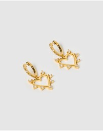 Izoa - Caitlin Huggie Earrings