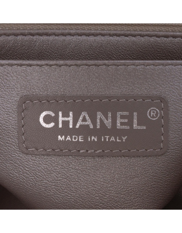 Pre-Loved by Azura Reborn - Pre-Loved Mini Square Classic Chevron Iridescent Calfskin Single Flap