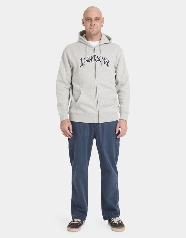 Billabong - Mens Bad Dog Arch Zip Up Hoodie
