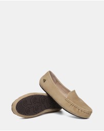 EVERAU - EverAU Ugg Morris Cow Suede Upper Loafer Oxfords Flats