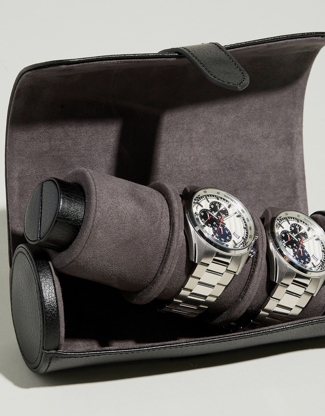 Wolf - Wolf Blake Watch Roll with Capsule - Brown