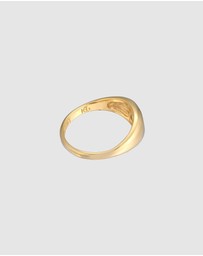 Haze & Glory - ICONIC EXCLUSIVE - Ring Emerald Moment Solid 375 Yellow Gold
