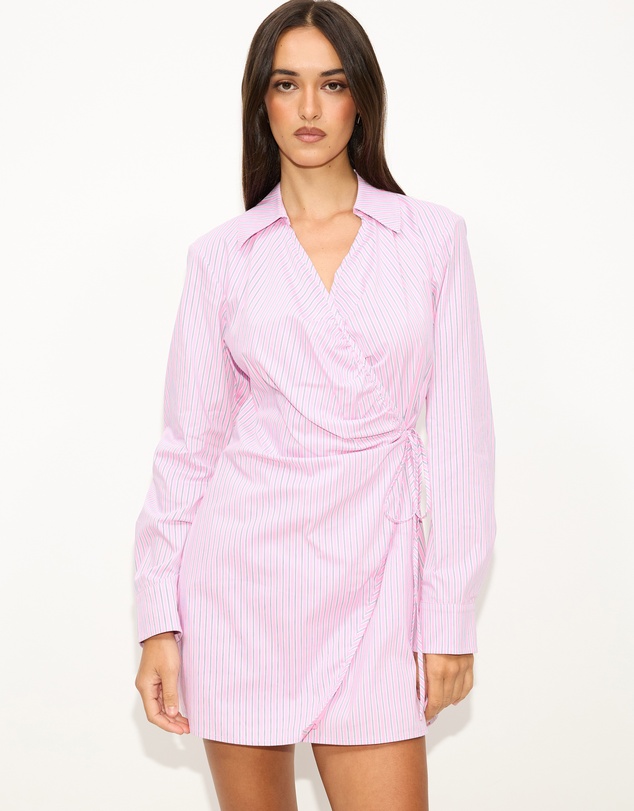Dazie - Tidewall Mini Shirt Dress