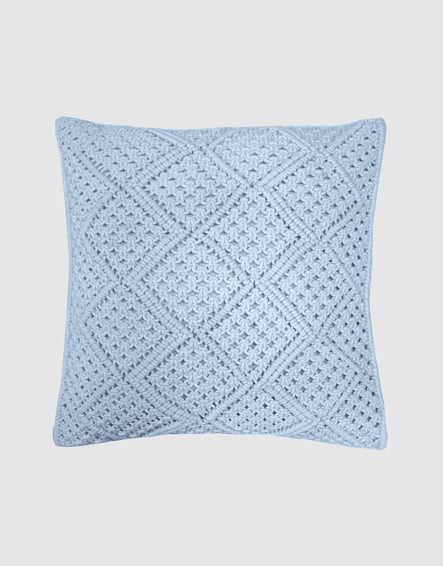 Bambury - Anka Square Cushion Blue