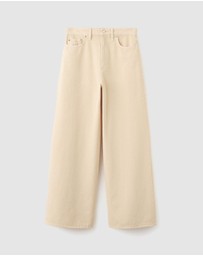 M.N.G - Wide Leg Mid-Rise Jeans