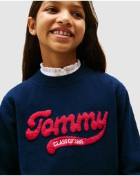 Tommy Hilfiger - Varsity Intarsia Logo Jumper - Teens
