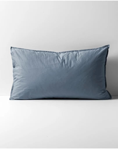 Aura Home - Evie Stonewash Organic Cotton Standard Pillowcase