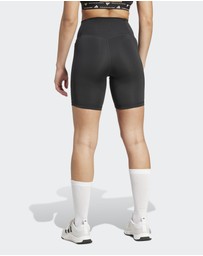 adidas Performance - Optimé Essentials Stash Pocket 7-Inch Short Leggings Womens