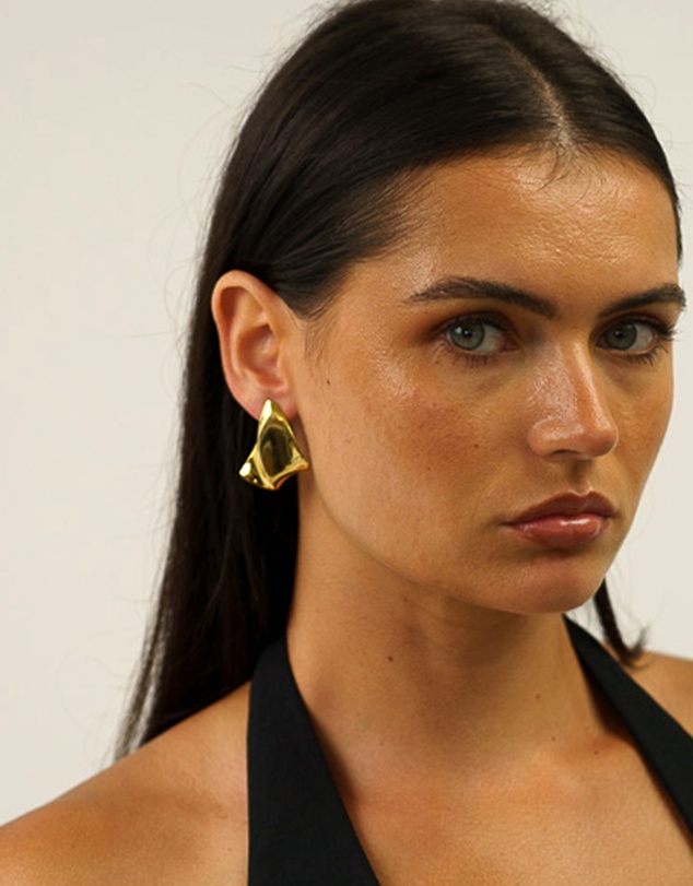 Sonne Jewellery - Asha Gold Earrings