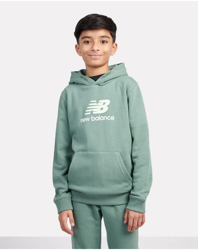 New Balance - French Terry Stacked Logo Hoodie