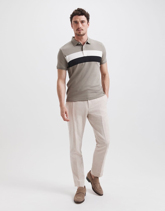 SABA - Tyler Pima Stripe Polo