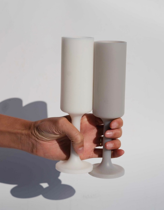 porter green - seff | silicone unbreakable champagne flutes