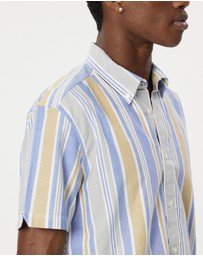 Ben Sherman - Oxford Stripe SS Mod Shirt