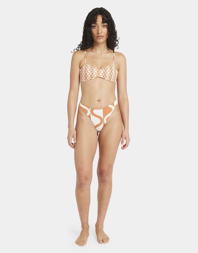 RVCA - Womens Mind Map Reversible Bralette Bikini Top