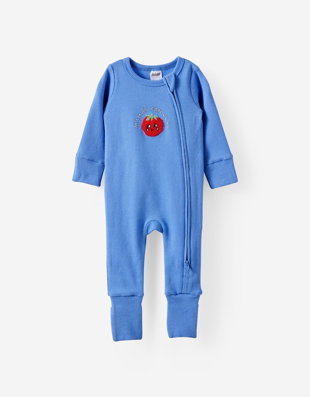 Cotton On Kids - Growie Long Sleeve Zip Romper