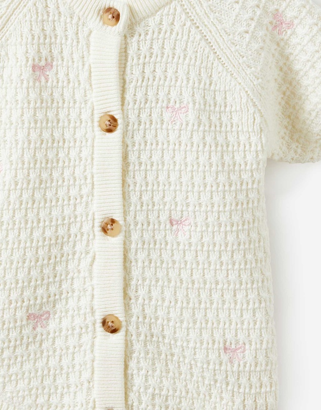Cotton On Kids - Baby Organic Raglan Knit Bubbysuit