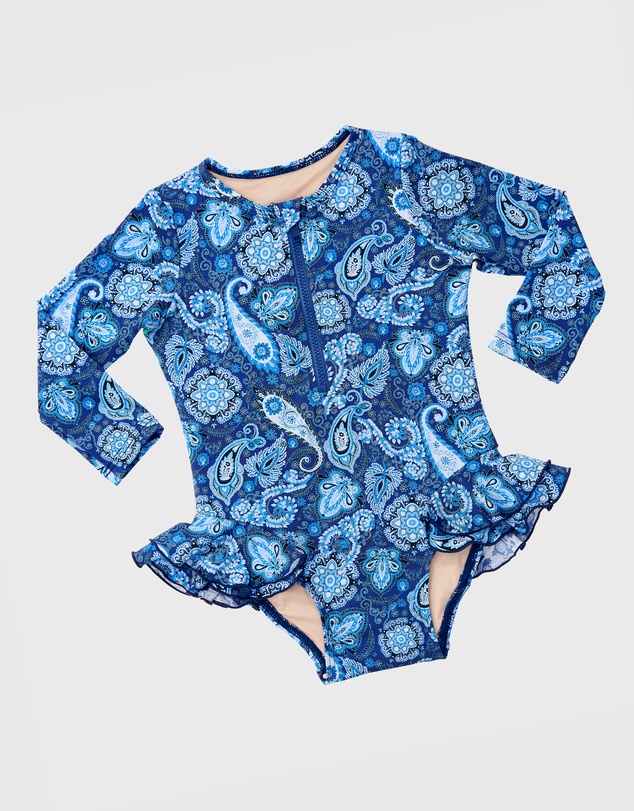 Aqua Blu Kids - Laurel Long Sleeve One Piece - Babies