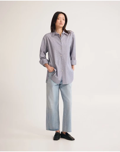 Oxford - Hailey Stripe Oversized Shirt