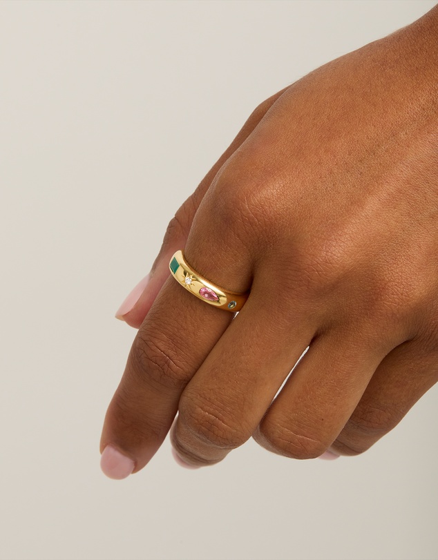 By Charlotte - Gold Connect to the Universe Ring