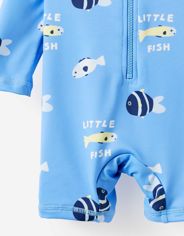 Cotton On Kids - Baby Long Sleeve All In One Swimsuit