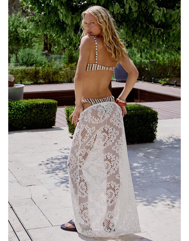 Subtitled - Riza Lace Maxi Skirt