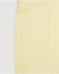 Revibe - Repaired Shona Joy Dillon Contrast Draped Maxi Dress - AU 12