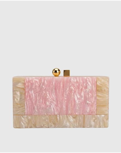 Izoa - Brooke Marble Clutch