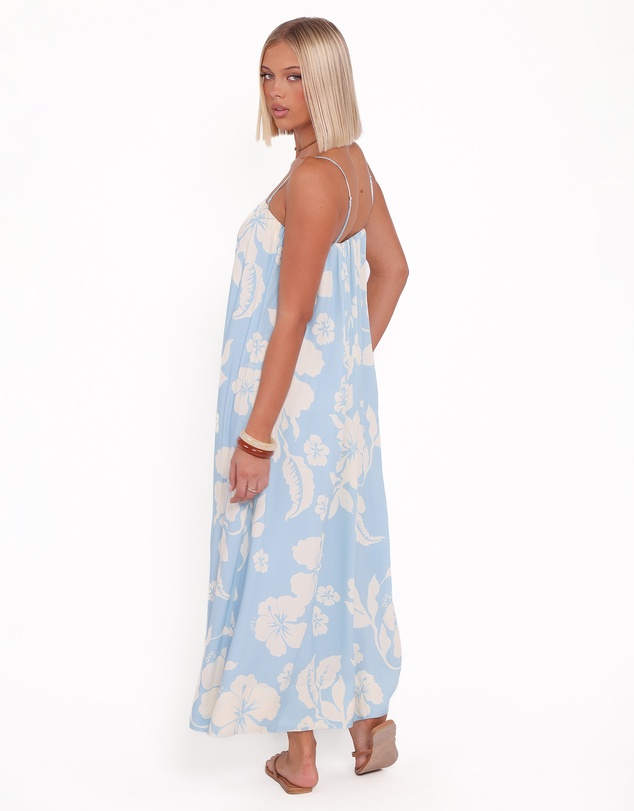 Petal & Pup - Margherita Maxi Dress - Blue Hibiscus