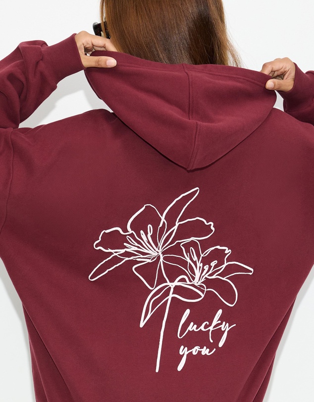 Dazie - Lucky You Oversized Hoodie