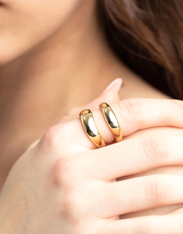 Lovisa - Gold Plated Ring Set