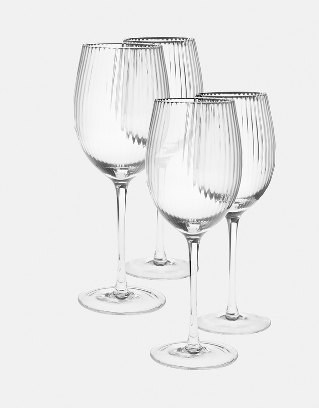 HOTTIE - Ollie 4-Piece Red Wine Glass Set