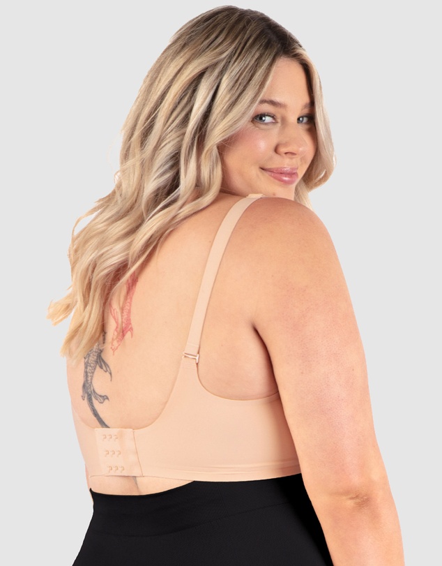 B Free Intimate Apparel - Invisible Mesh Maternity & Nursing Padded Bra (C-D-DD-E-F-G) Cup