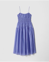 & Other Stories - Ruched Midi Dress