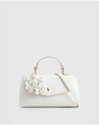 Laura Jones - Ayla Floral Top Handle Bag