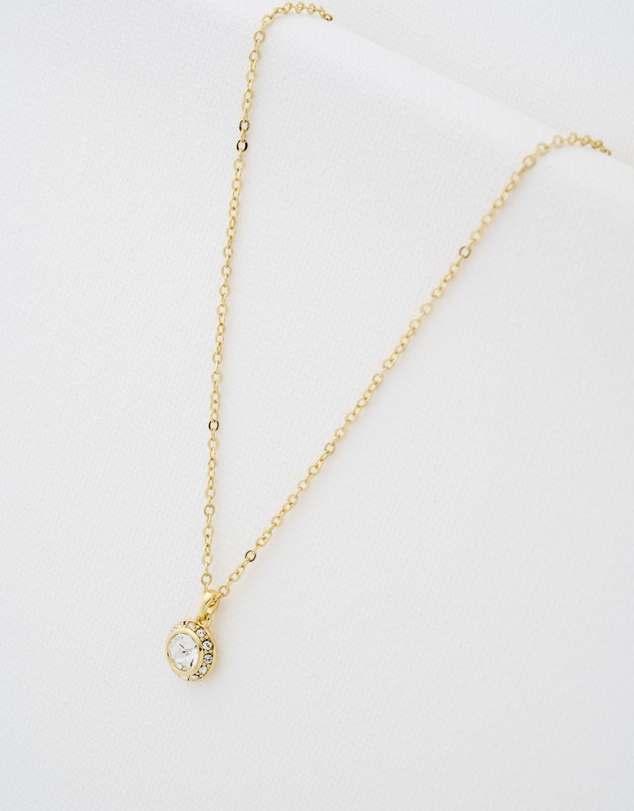 Ted Baker - Soltell Solitaire Sparkle Crystal Pendant Necklace