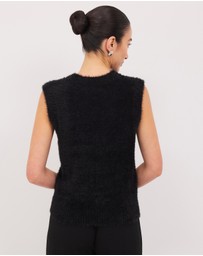 Calli - Rae V-Neck Knit Vest Top