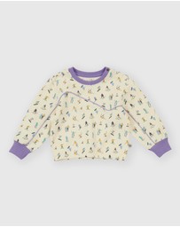 Goldie + Ace - Ski Slopes Terry Sweater - Babies-Kids
