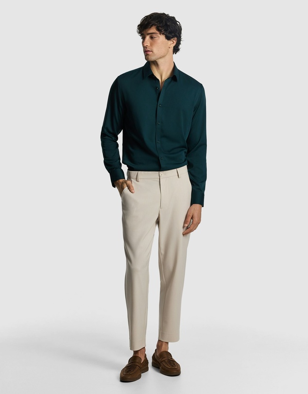 yd. - Heathcoat Slim Bamboo Shirt