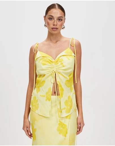 Third Form - Wild Flower Draw Up Cami Top