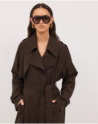 Calli - Karise Relaxed Trench Coat