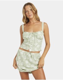 Roxy - Womens Blossom Bias Mini Skirt