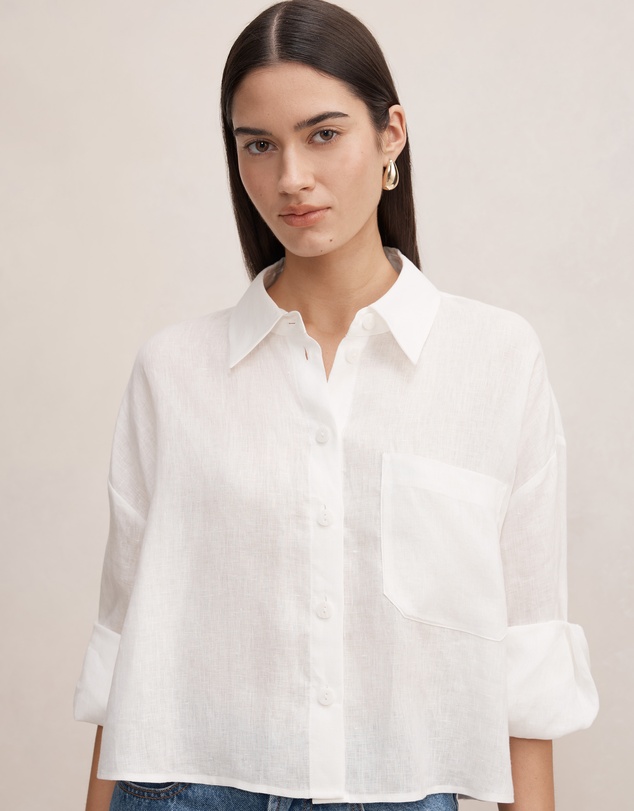 Forever New - Bowie Cropped Shirt