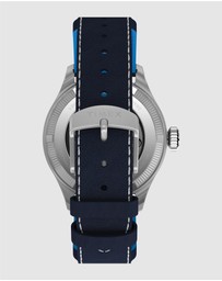 TIMEX - Timex x Pan Am® Waterbury Ace 41mm Leather Strap Watch
