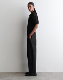 COS - Pima Cotton Barrel-Leg Trousers