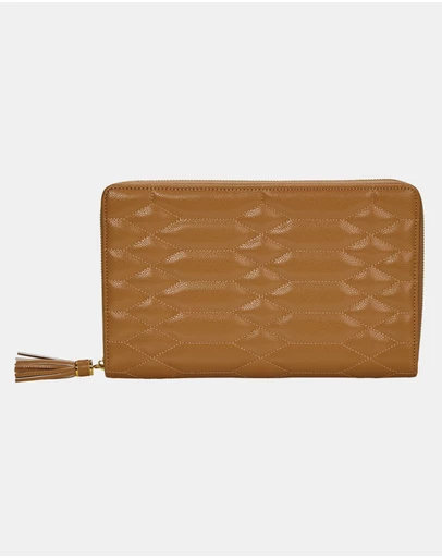 Wolf - WOLF Lauren Large Portfolio Caramel