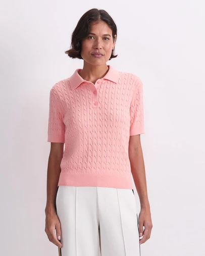 Sportscraft - Chiffon Cotton Cable Polo