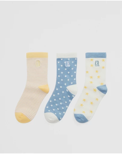 Country Road - Cr Sock Pack Of 3