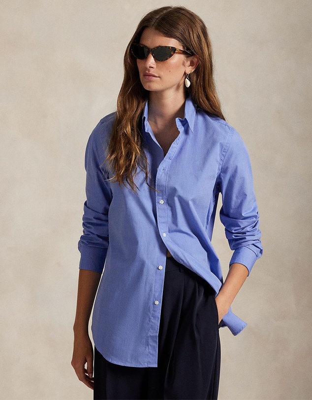 Polo Ralph Lauren - End-On-End Stretch Slim Fit Cotton Shirt - The ICONIC Exclusive